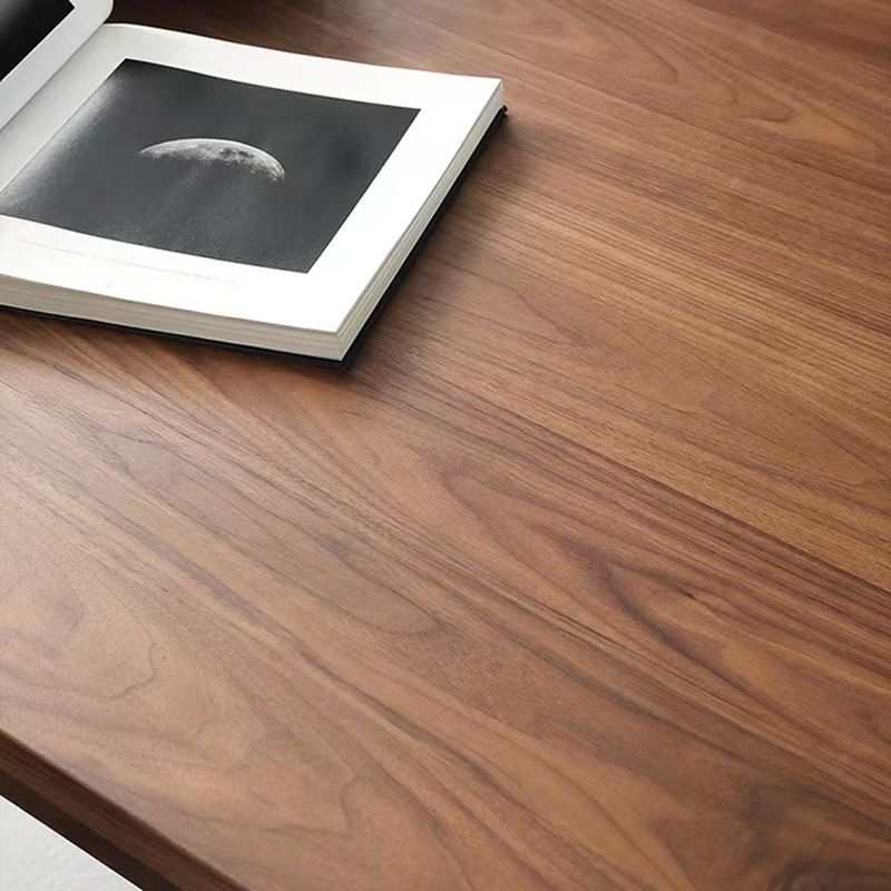 モダンな長方形のダイニングサイトテーブルパインソリッドウッド4脚ダイニングテーブル茶色