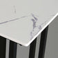 Stone Top Counter Table Metal Base 42-inch Height Nordic Bar Table Clearhalo 'Bar Furniture' 'Bar Tables' 'bar_tables' 'furn' 'furn_bar_tables' 'Furniture' 'furniture_bar_tables' 'Kitchen & Dining Furniture' 1200x1200_f3f808d6-03a6-464e-8aac-81d9e60cc80d