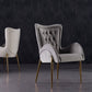 Modern Metal Dining Room Chair Velvet Side Arm Chair for Restaurant Use Clearhalo ' kitchen&dining_furn' 'Dining Chairs' 'Dining Tables & Seating' 'dining_chair' 'furn' 'furn_dining_chair' 'Furniture' 'furniture_dining_chair' 'Kitchen & Dining Furniture' 'kitchen' 1200x1200_f3fb2902-539f-49bb-b3a9-b1af1e635c24
