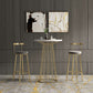 Glam Round Counter Bar Stool Backrest Bar Stool Iron Base with Footrest Clearhalo 'Bar Furniture' 'Bar Stools' 'bar_stools' 'furn' 'furn_bar_stools' 'furniture_bar_stools' 'Kitchen & Dining Furniture' 'kitchen&dining_furn' 'kitchen' 'kitchen_furn' Furniture' 1200x1200_f3fc132b-9e3c-41fc-9ac2-58c9c74ae065