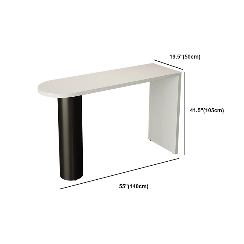 Juego de mesa de pub moderno de forma libre, juego de mesa de bar superior de madera maciza de 1/3/4 piezas