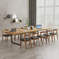 Solid Wood Meeting Table Home Office Free Form Modern Writing Desk