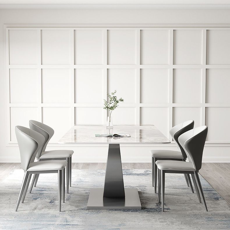 1/3/4/5/7/8 Pieces Dining Chairs Set Dining Table Set with Sintered Stone Top Clearhalo 'Dining Room Sets' 'Dining Tables & Seating' 'dining_room_set' 'furn' 'furn_dining_room_set' 'Furniture' 'furniture_dining_room_set' 'Kitchen & Dining Furniture' 1200x1200_f3feab2f-5d03-4257-bdc4-2d5926433f67