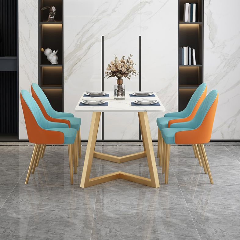 Traditional Luxury Rectangle Dining Table Double Pedestal Furniture for Indoor Clearhalo 'Dining Tables & Seating' 'Dining Tables' 'dining_table' 'furn' 'furn_dining_table' 'Furniture' 'furniture_dining_table' 'Kitchen & Dining Furniture' 'kitchen' 'kitchen_dining_table' 1200x1200_f404ba43-cd08-4b75-8eab-4f12f490ddad