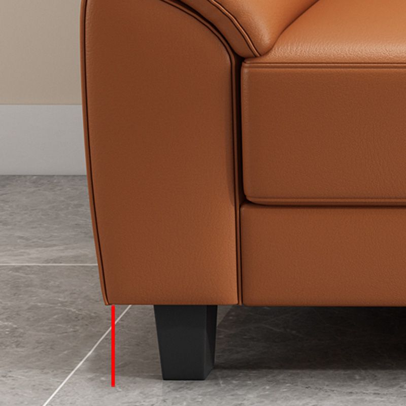 Standard Tight Back Sofa Set Faux Leather Pillow Top Arm Sofa Couch Clearhalo 'Furniture' 'furniture_sofas' 'Living Room Furniture' 'Sofa' 'sofas' 1200x1200_f405c7d2-4a96-4625-8f75-f12cfcbd6732