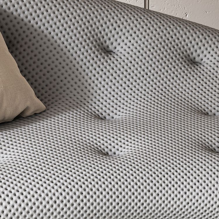 Silla de salón de color sólido con chaise de pino de estilo moderno con un brazo
