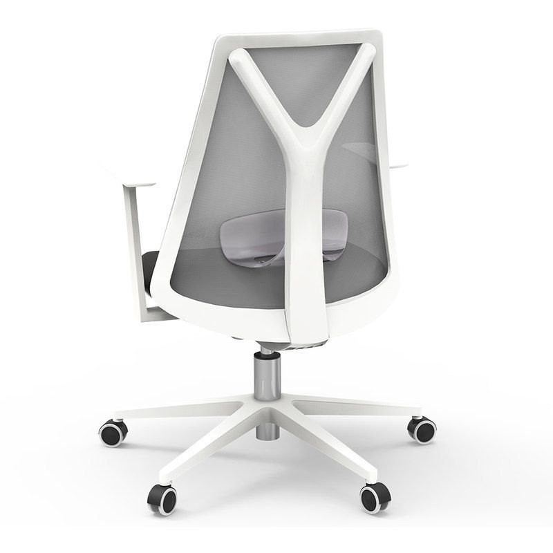 Modern Desk Chair Mesh Computer Chair Mid-Back Chair with Fixed Arm Clearhalo 'furn' 'furn_office_chair' 'Furniture' 'Office Chairs' 'Office Furniture' 'office_chair' 1200x1200_f4081d30-f949-4c00-8060-472f40e2e97b