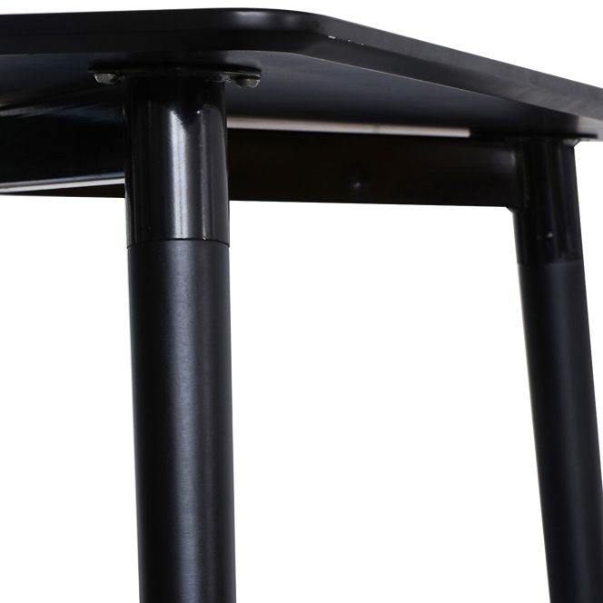 Industrial Style Dining Table 4 Legs Dining Table with Wooden Base for Home Use Clearhalo ' dining_table' 'Dining Tables & Seating' 'Dining Tables' 'furn' 'furn_dining_table' 'Furniture' 'furniture_dining_table' 'Kitchen & Dining Furniture' 'kitchen&dining_furn' 'kitchen' 'kitchen_dining_table' 1200x1200_f409d416-27cf-4d80-92b0-58a14e2b1547