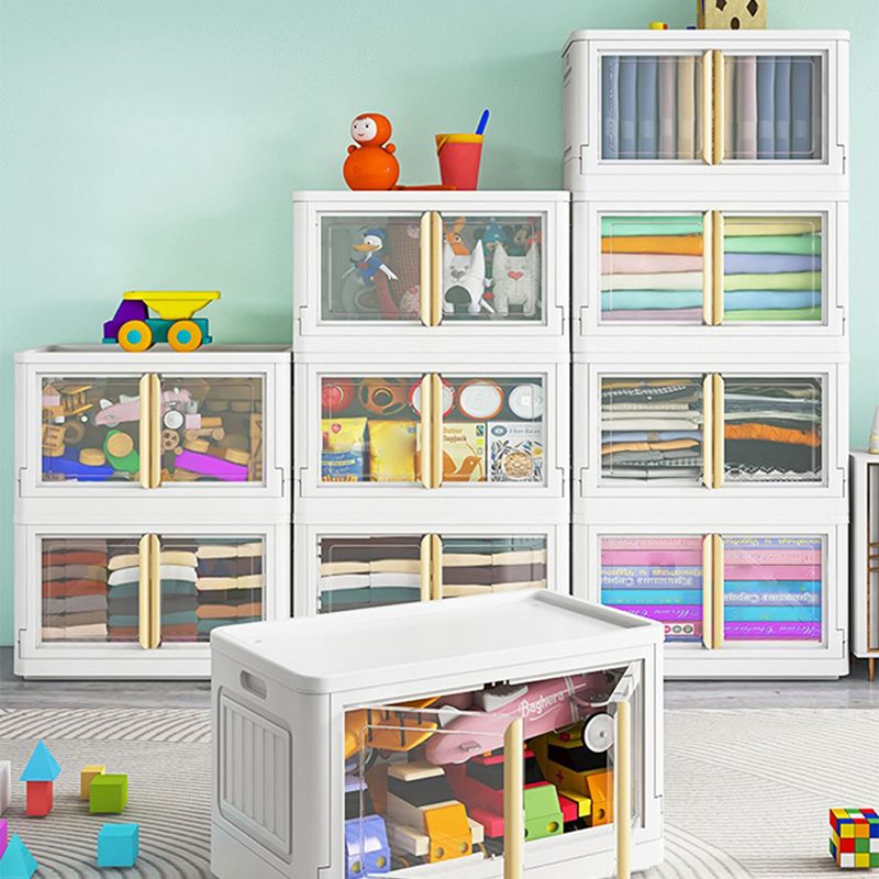 Eigentijdse niet-hangende Armoire plastic vrijstaande garderobe kast met deur