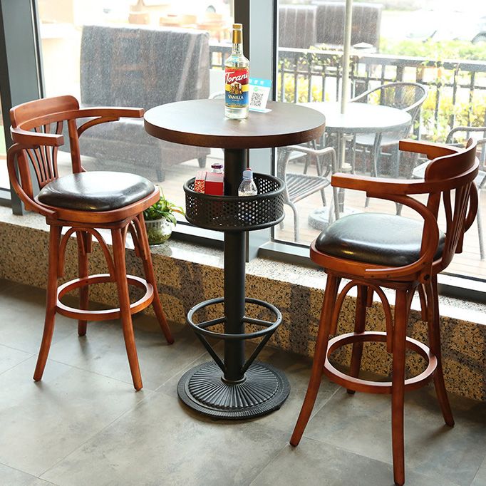 Juego de mesa de madera moderna para Pub, mesa fija, mostrador, 1/2/3 piezas, para comedor