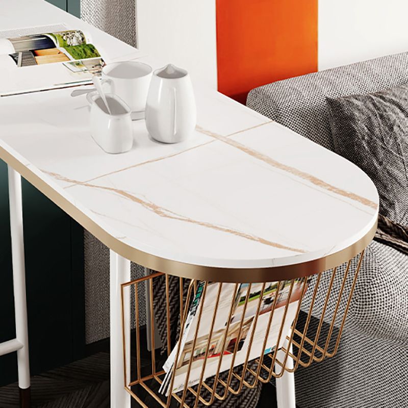 Moderne stenen bartafelset 1/3-delige aanrechttafel met massieve rugleuningen
