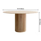 Contemporary Round Dining Table Pine Solid Wood Table with Pedestal Base Clearhalo ' dining_table' 'Dining Tables & Seating' 'Dining Tables' 'furn' 'furn_dining_table' 'Furniture' 'furniture_dining_table' 'Kitchen & Dining Furniture' 'kitchen&dining_furn' 'kitchen' 'kitchen_dining_table' 1200x1200_f4100ecf-16e5-49d4-bef5-df7db45a2949