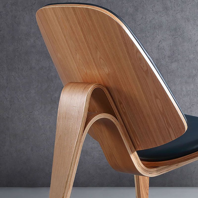 Contemporary Style Wooden Dining Chair Kitchen Dining Armless Side Chair Clearhalo ' kitchen&dining_furn' 'Dining Chairs' 'Dining Tables & Seating' 'dining_chair' 'Furniture' 'furniture_dining_chair' 'Kitchen & Dining Furniture' 'kitchen' 1200x1200_f41244a7-f63c-4f33-8bde-caa495fd2af7