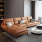 Sewn Pillow Back Faux Leather Pillow Top Arm Sofa with Waterproof and Stain Resistant Clearhalo 'furn' 'furn_sectionals' 'Furniture' 'furniture_sectionals' 'kitchen' 'kitchen_sectionals' 'Living Room Furniture' 'Sectionals' 1200x1200_f4125f9a-81f6-421a-82d8-49cf2e1e8eb4