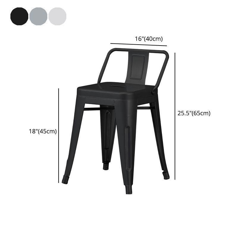 Industrial Style Metal Bar-stool Square Seat Counter Stool for Kitchen Bar Clearhalo 'Bar Furniture' 'Bar Stools' 'bar_stools' 'furn' 'furn_bar_stools' 'furniture_bar_stools' 'Kitchen & Dining Furniture' 'kitchen&dining_furn' 'kitchen' 'kitchen_furn' Furniture' 1200x1200_f413ffed-c442-49f2-851c-3756fd263b7d