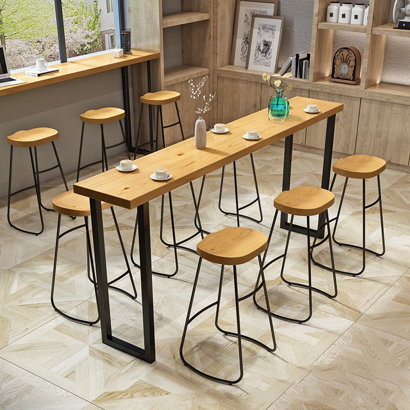 Contemporary Dining Stools Backless Bar Stools with Footrest Clearhalo 'Bar Furniture' 'Bar Stools' 'bar_stools' 'furn' 'furn_bar_stools' 'Furniture' 'Kitchen & Dining Furniture' 1200x1200_f416b679-d03b-4f1f-9e37-c4533f4df760