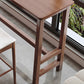 Indoor Contemporary Bar Dining Table Rectangle Trestle Wood Bar Table Clearhalo 'Bar Furniture' 'Bar Tables' 'bar_tables' 'furn' 'furn_bar_tables' 'Furniture' 'Kitchen & Dining Furniture' 1200x1200_f4181306-4d39-4cc9-bc11-d2cfb137278e
