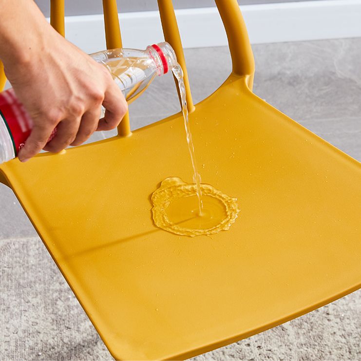 Modern Conference Room Plastic Side Chair Matte Finish Open Back Dining Chair Clearhalo ' kitchen&dining_furn' 'Dining Chairs' 'Dining Tables & Seating' 'dining_chair' 'furn' 'furn_dining_chair' 'Furniture' 'furniture_dining_chair' 'Kitchen & Dining Furniture' 'kitchen' 1200x1200_f418d844-cf40-4c62-83d0-c124bdce542f