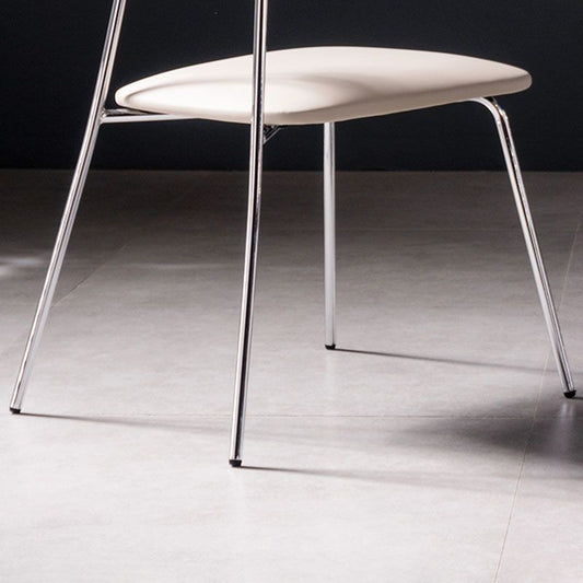 Industrial Style Chair Kitchen Armless Chair with Metal Legs Clearhalo 'Dining Chairs' 'Dining Tables & Seating' 'dining_chair' 'furn' 'furn_dining_chair' 'Furniture' 'furniture_dining_chair' 'Kitchen & Dining Furniture' 1200x1200_f4196980-6466-4d17-a384-d4e94ecae219