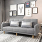 Modern Square Arm Sofa Convertible Wood Legs Biscuit Back Sofa Clearhalo 'Furniture' 'furniture_sofas' 'kitchen' 'kitchen_sofas' 'Living Room Furniture' 'Sofa' 'sofas' 1200x1200_f41bcbcf-7963-4a36-b70d-e1bea21526ee