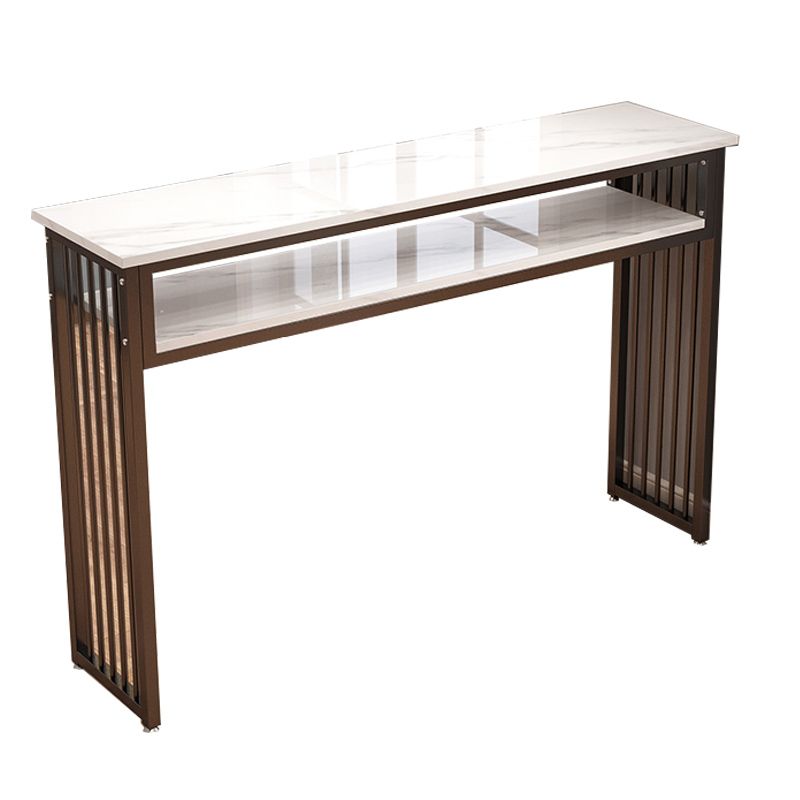Modern Style Wood Bar Stool Table Rectangle Bar Table for Cafe Clearhalo 'Bar Furniture' 'Bar Tables' 'bar_tables' 'furn' 'furn_bar_tables' 'Furniture' 'Kitchen & Dining Furniture' 1200x1200_f41c25ac-c87f-4e06-8333-51730d5ea3b9