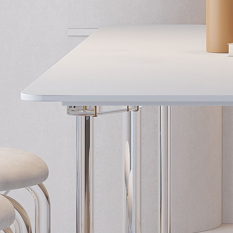 1/4/5/6/7 pezzi Presentazione da pranzo e tavolo set in bianco per la casa