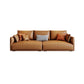 Mid-Century Modern Pillow Top Arm Sectional 33.46"H Cushion Back Sofa,Tan Clearhalo 'furn' 'furn_sectionals' 'Furniture' 'furniture_sectionals' 'Living Room Furniture' 'Sectionals' 1200x1200_f41f65fb-23f5-415f-85f4-f7ae1dc9e1e7