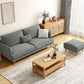 Velvet Flared Arm Sofa Loose Back 35.4"W Modern Sofa for Living Room Clearhalo 'furn' 'furn_sofas' 'Furniture' 'furniture_sofas' 'kitchen' 'kitchen_sofas' 'Living Room Furniture' 'Sofa' 'sofas' 1200x1200_f41f77b6-e66f-478d-aa4b-6b31fa282cb2