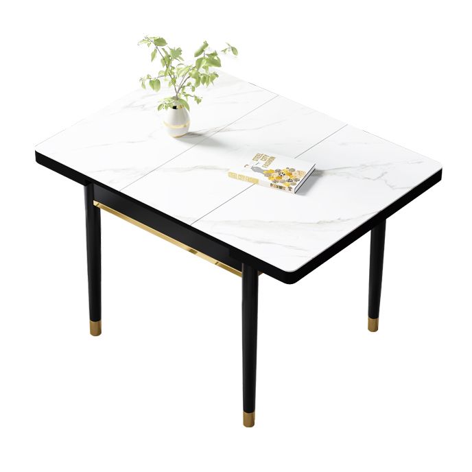 Industrial Style Stone 31.5''Dining Table Square 4 Legs Table for Dining Room Clearhalo ' dining_table' 'Dining Tables & Seating' 'Dining Tables' 'furn' 'furn_dining_table' 'Furniture' 'furniture_dining_table' 'Kitchen & Dining Furniture' 'kitchen&dining_furn' 'kitchen' 'kitchen_dining_table' 1200x1200_f420a794-3fc8-4dde-8bda-2f8b50908cef