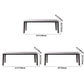 Rectangle Dining Table Simple Dinner Room Simple Table with 4 Wood Legs Base Clearhalo ' dining_table' 'Dining Tables & Seating' 'Dining Tables' 'furn' 'furn_dining_table' 'Furniture' 'furniture_dining_table' 'Kitchen & Dining Furniture' 'kitchen&dining_furn' 'kitchen' 'kitchen_dining_table' 1200x1200_f424b0d8-f3fe-40bb-9f53-09a444532d89