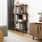 Scandinavian Open Back Wood Shelf Bookcase with Shelves for Home Office Clearhalo 'Bookcases' 'furn' 'furn_bookcases' 'Furniture' 'Office Furniture' 1200x1200_f424b827-f251-4cf1-a10e-eb74cbcdd311