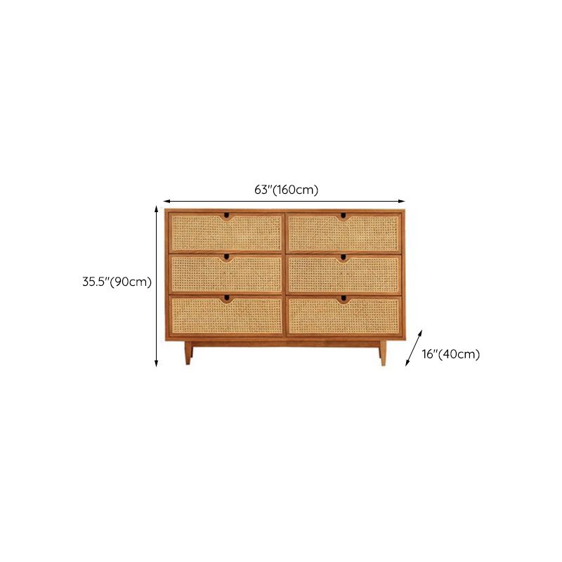 Contemporary Chest Solid Wood Cutouts with Drawer Rectangle Accent Chest Clearhalo 'Cabinets & Chests' 'cabinets_chests' 'furn' 'furn_cabinets_chests' 'Furniture' 'Living Room Furniture' 1200x1200_f4280d0d-5ab5-4fd9-93b7-8c2bd75b1797