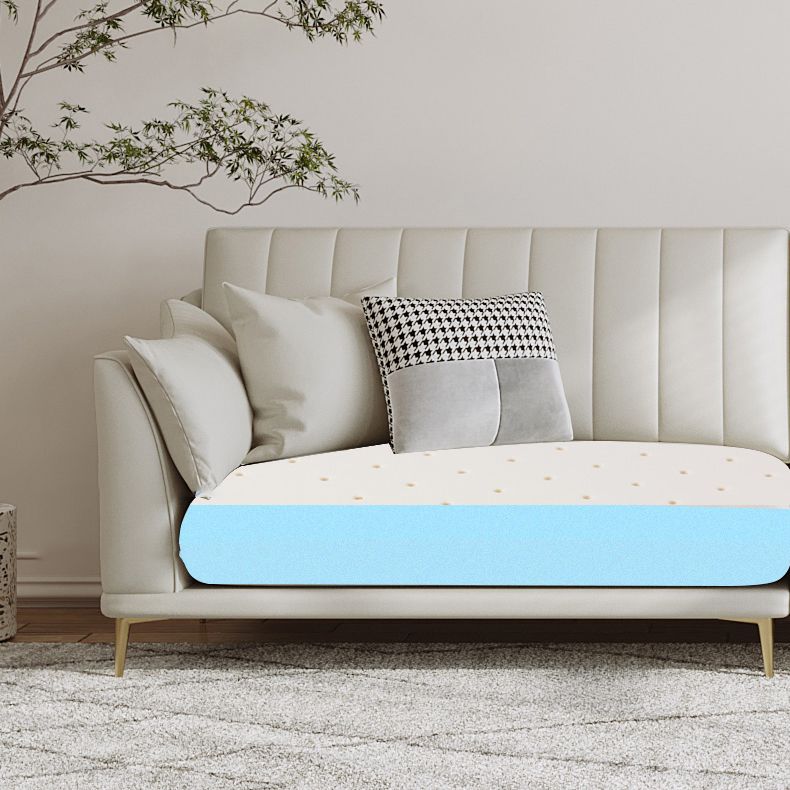 Faux Leather Sofa 35.43" D x 36.22" H Square Arm Sofa for Living Room