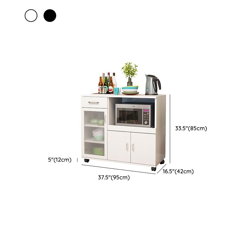 Server moderno per la cena in stile server ingegnerizzato con archiviazione aperta