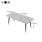 Sintered Stone Dining Table Modern 4 Legs Dining Table for Home Use Clearhalo ' dining_table' 'Dining Tables & Seating' 'Dining Tables' 'furn' 'furn_dining_table' 'Furniture' 'furniture_dining_table' 'Kitchen & Dining Furniture' 'kitchen&dining_furn' 'kitchen' 'kitchen_dining_table' 1200x1200_f42a7adf-b583-4dbe-929b-5411da6aa796