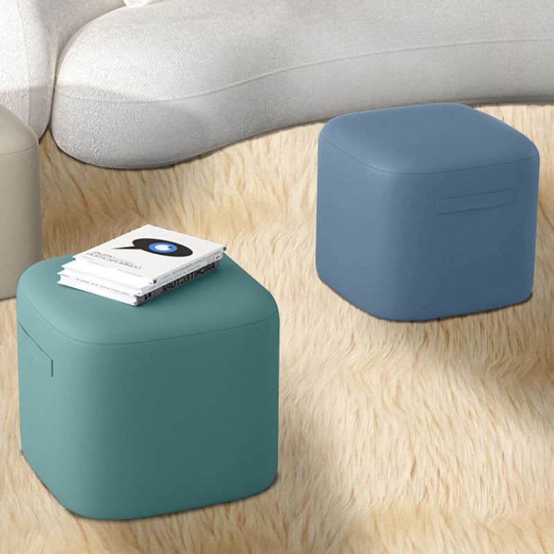 Orange Modern Pouf Square Stain Resistant Pouf for Home Decor Clearhalo 'furn' 'furn_ottomans_poufs' 'Furniture' 'Living Room Furniture' 'Ottomans & Poufs' 'ottomans_poufs' 1200x1200_f42ae45d-6728-4cfc-bac3-031173d813e9