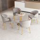 1/2/5 Pcs Metal Glam Style Dining Room Set with Round Table Dinette Set Clearhalo 'Dining Room Sets' 'Dining Tables & Seating' 'dining_room_set' 'Furniture' 'furniture_dining_room_set' 'Kitchen & Dining Furniture' 'kitchen&dining_furn' 'kitchen' 1200x1200_f42d42df-1399-45e2-9dfa-164771a9dee5