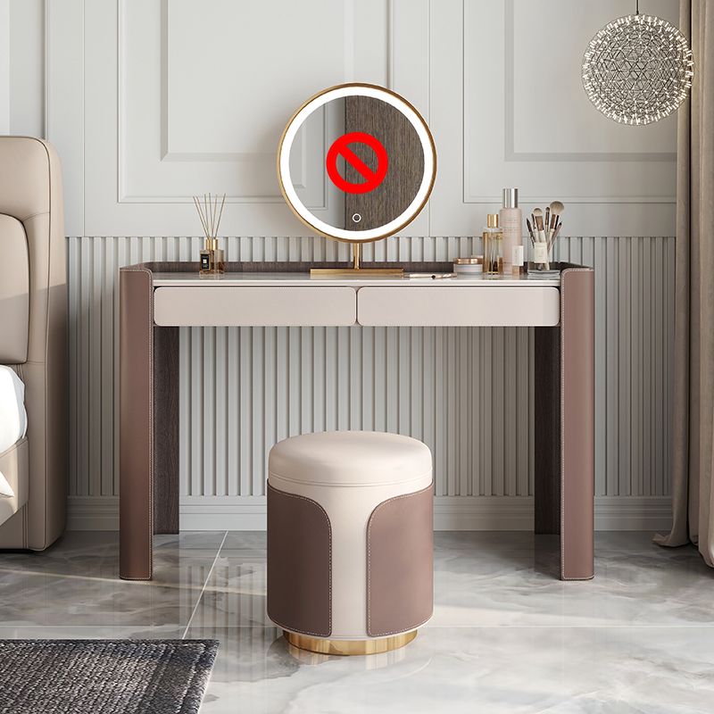 Juego de tocador de tocador de maquillaje de maquillaje de pizarra glamera