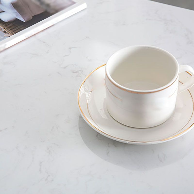 Marble Indoor Glam Bar Dining Table Gold Iron Double Pedestal Bistro Table with Shelve Clearhalo 'Bar Furniture' 'Bar Tables' 'bar_tables' 'furn' 'furn_bar_tables' 'Furniture' 'furniture_bar_tables' 'Kitchen & Dining Furniture' 'kitchen&dining_furn' 'kitchen' 1200x1200_f42f83d1-27ea-48c5-a2b2-972cfa33e453