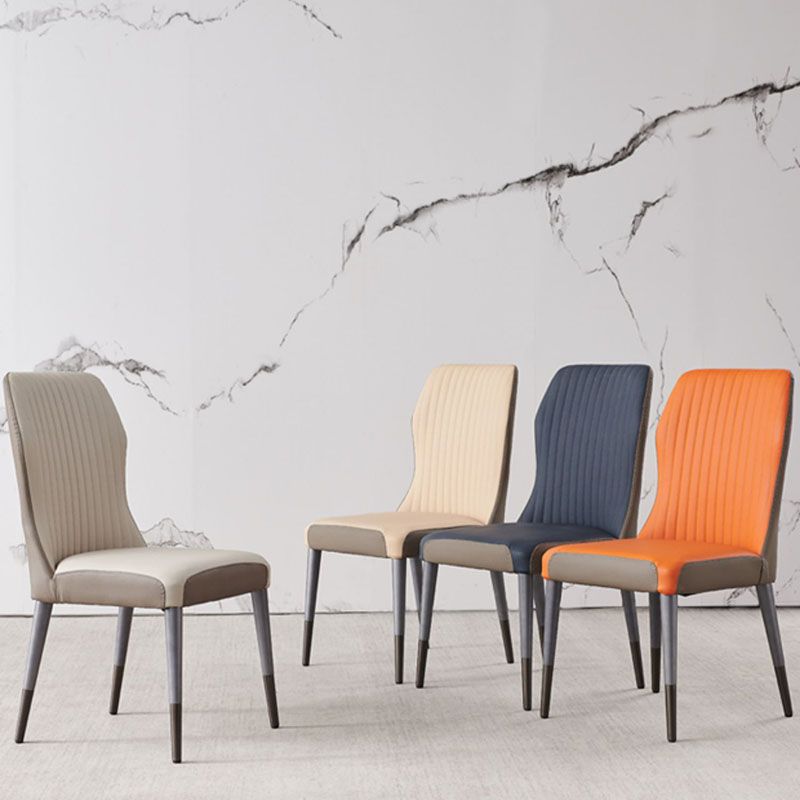 Glam Solid Wood Kitchen and Dining Room Chair Wingback Parsons Chair Clearhalo 'Dining Chairs' 'Dining Tables & Seating' 'dining_chair' 'furn' 'furn_dining_chair' 'Furniture' 'furniture_dining_chair' 'Kitchen & Dining Furniture' 1200x1200_f42fd1cc-e561-44c1-8b2f-ca2d2e814dc6