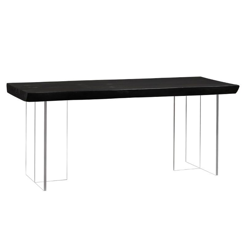 Modern Black in Solid Wood Counter Table Specialty Dining Table for Kitchen Clearhalo 'Dining Tables & Seating' 'Dining Tables' 'dining_table' 'furn' 'furn_dining_table' 'Furniture' 'Kitchen & Dining Furniture' 1200x1200_f4315b19-3cb0-4825-852b-65bb98ee1d12