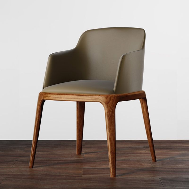 Kitchen Side Chairs Modern Solid Wood Dining Room Chair for Home Clearhalo 'Dining Chairs' 'Dining Tables & Seating' 'dining_chair' 'furn' 'furn_dining_chair' 'Furniture' 'furniture_dining_chair' 'Kitchen & Dining Furniture' 1200x1200_f431d25d-d5d4-4bed-a581-ff40ee2581de