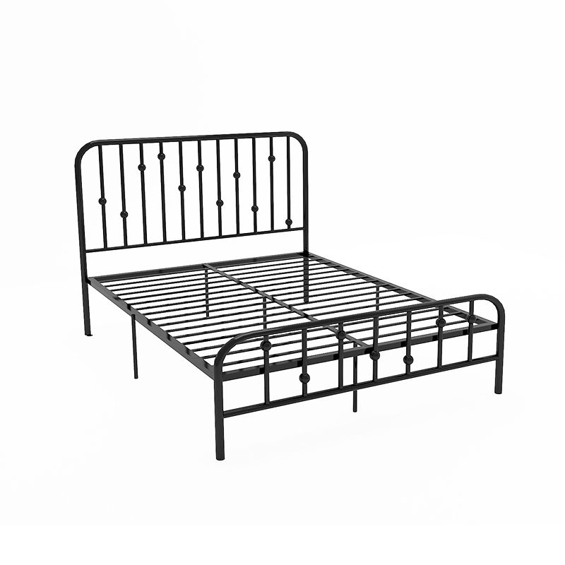 Testiera del fuso rettangolare con letti glam con letto di gambe metalliche