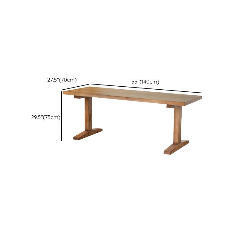 Modern 1/4/5 Pieces Dining Set Pine Wood Rectangle Dining Table for Dining Room