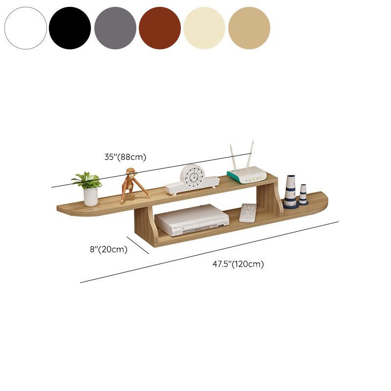 Contemporary TV Media Console Floating TV Console for Living Room Clearhalo 'furn' 'furn_tv_stands_entertainment_centers' 'Furniture' 'Living Room Furniture' 'TV Stands & Entertainment Centers' 'TV Stands & Media Storage Furniture' 'tv_stands_entertainment_centers' 1200x1200_f434fcdd-b744-46e0-b0b4-63f8bc8553db