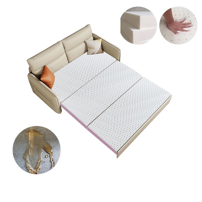 フェイクレザーステイン耐性ソファベッドコンテンポラリーベッドソファソファ