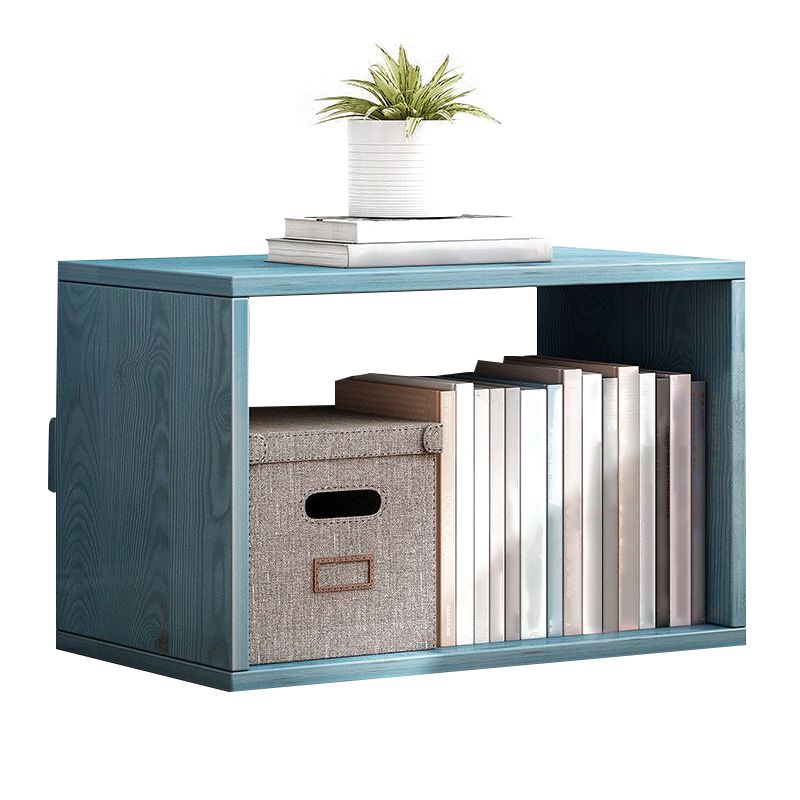 Contemporary Engineer Wood Bookshelf Open Back Bookcase,17.7"L x 7.9"W x 11"H Clearhalo 'Bookcases' 'furn' 'furn_bookcases' 'Furniture' 'Office Furniture' 1200x1200_f43bca07-4def-4d6a-9c8b-c52ecabbce39