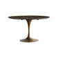 Round Tulip Base Dinette Table Traditional Luxury Dining Room Table for Home Clearhalo ' dining_table' 'Dining Tables & Seating' 'Dining Tables' 'furn' 'furn_dining_table' 'Furniture' 'furniture_dining_table' 'Kitchen & Dining Furniture' 'kitchen&dining_furn' 'kitchen' 'kitchen_dining_table' 1200x1200_f440bfc0-4016-4c52-954d-4eb0a403be77