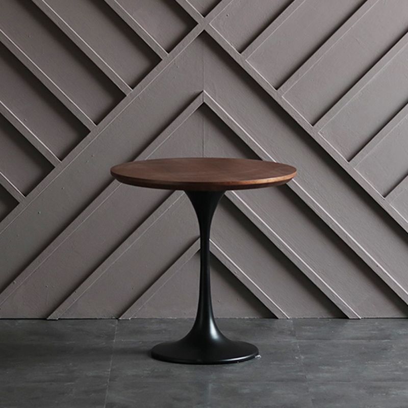 Round Pedestal Casual Dining Table Four-Color Fixed Table with Solid Wood Clearhalo ' dining_table' 'Dining Tables & Seating' 'Dining Tables' 'furn' 'furn_dining_table' 'Furniture' 'furniture_dining_table' 'Kitchen & Dining Furniture' 'kitchen&dining_furn' 'kitchen' 'kitchen_dining_table' 1200x1200_f4426069-9c54-4272-937d-cf1d1914b9ca