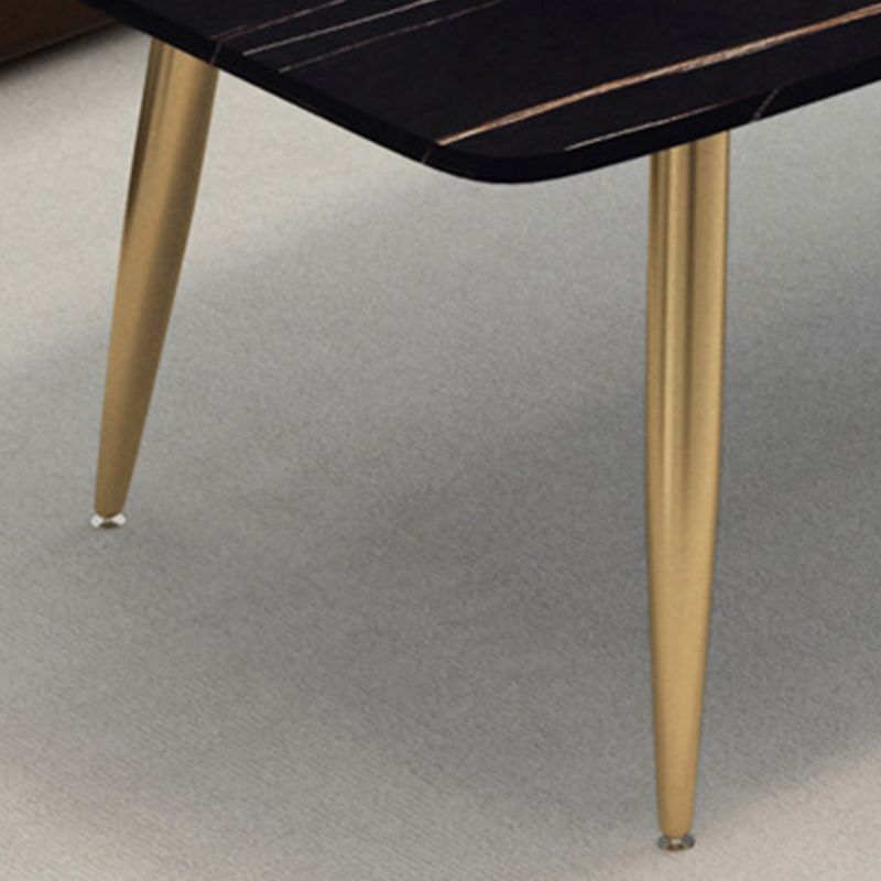 Rectangle Slate Coffee Table Glam 4 Legs Coffee Cocktail Table Clearhalo 'Coffee & Accent Tables' 'Coffee Tables' 'coffee_tables' 'furn' 'furn_coffee_tables' 'Furniture' 'Living Room Furniture' 1200x1200_f44335ca-ceeb-4f54-8954-dac68f1b8d1c